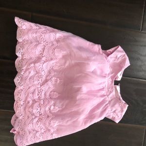 Cat jack 12m tunic dress girl lace violet